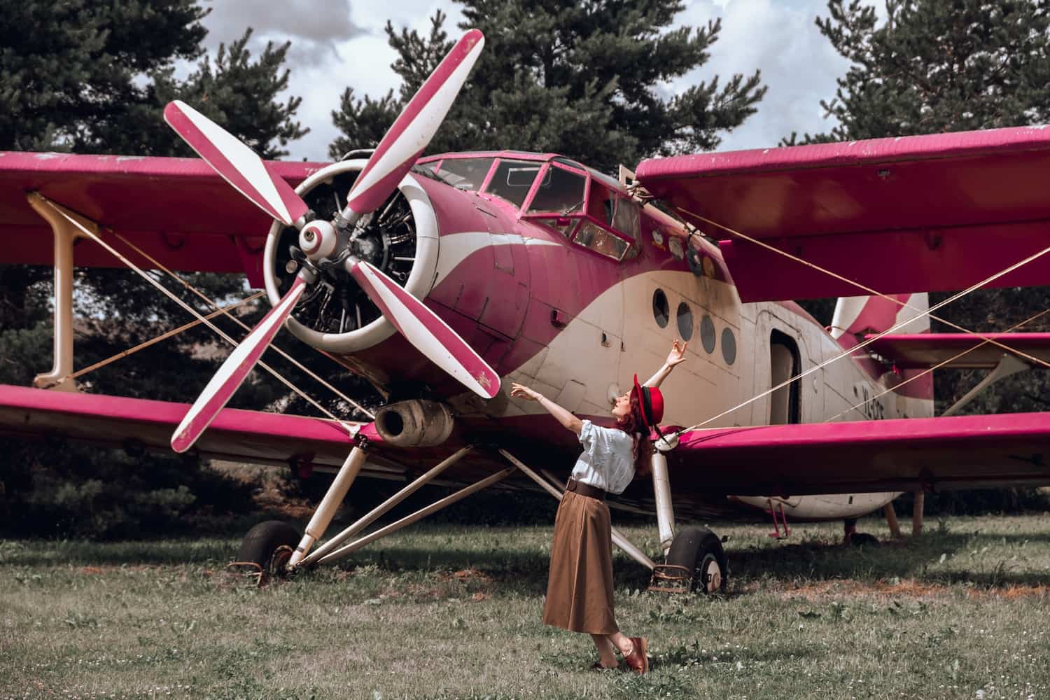 Vēsturiskā AN-2 lidmašīna
